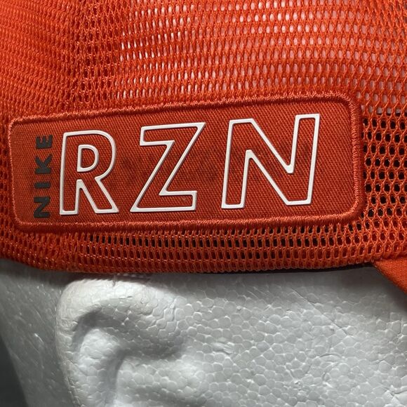 Nike Golf Tour Legacy‎ RZN Vapor Flexfit Fitted Hat Cap S/M Mesh Back Orange - Picture 6 of 16